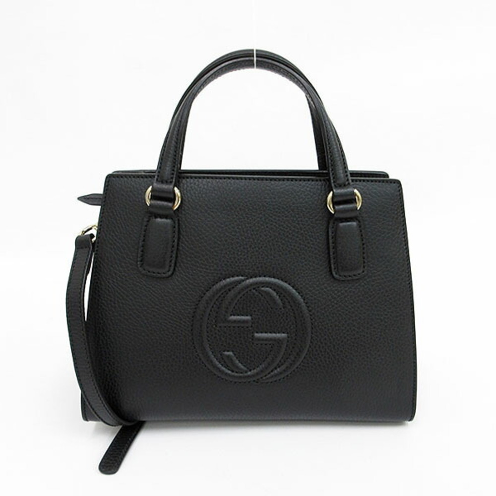 Gucci Soho Shoulder Bag 2way Black Bag